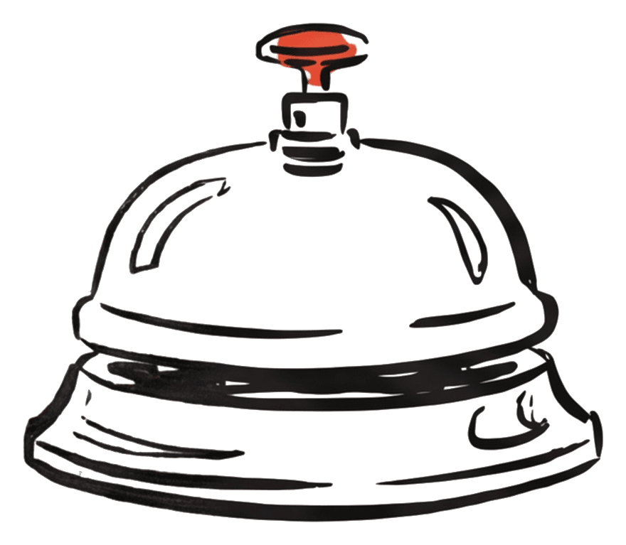 A concierge ringbell, Fullhaura's call sign